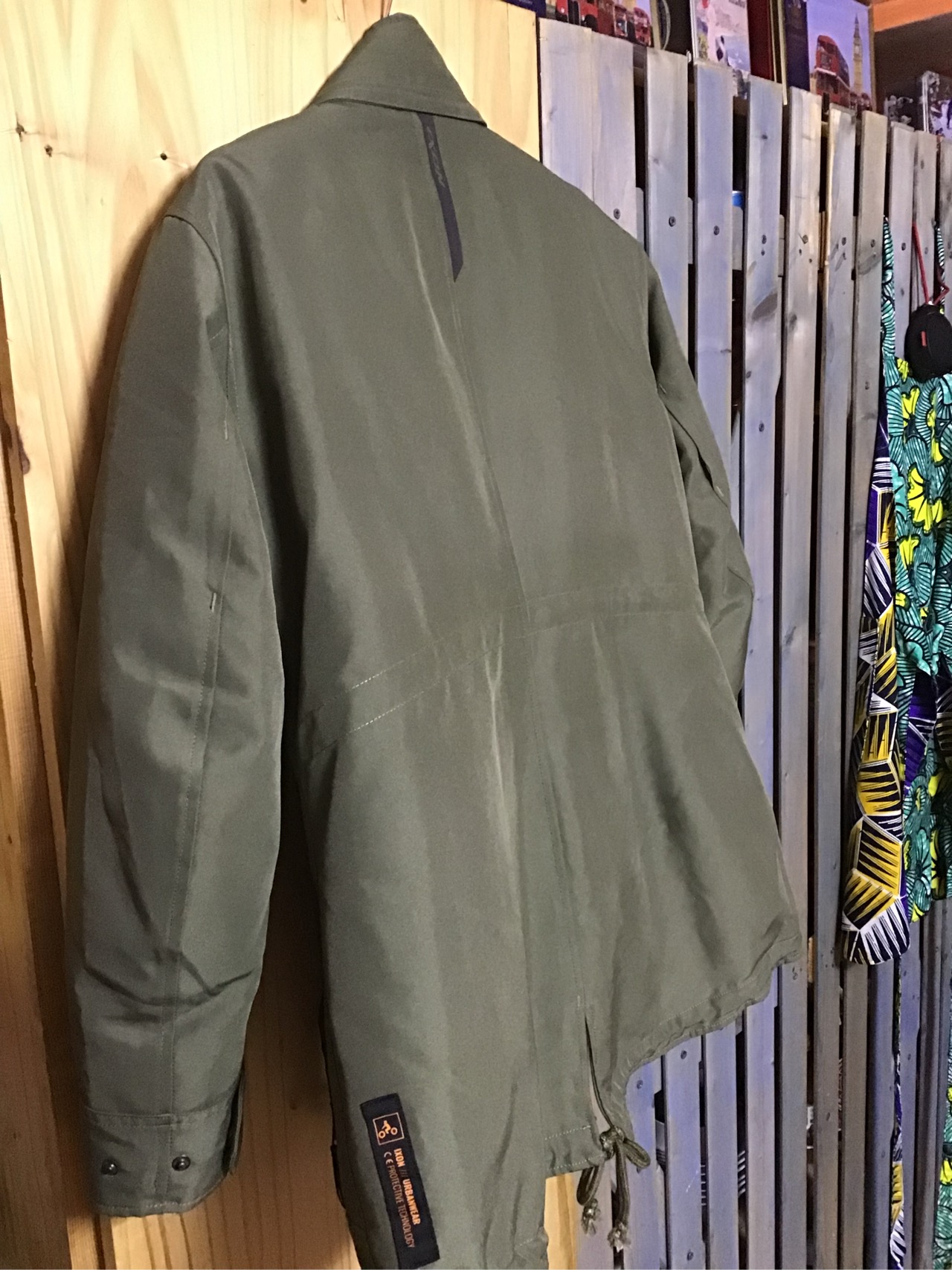 🏍️ 2. Parka moto A-XOC kaki/verte